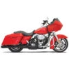 Bassani FLH-767B Black Megapower 2:1 B1 Exhaust, Megaphone For Harley Baggers '95-'16