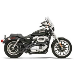 Bassani XL-FF12B Black Sweeper Radius 2:2 Full Exhaust For Harley Sportster '86-'03