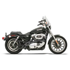 Bassani XL4-FF12CLB Black Sweeper Radius 2:2 Full Exhaust For Harley Sportster '07-'13