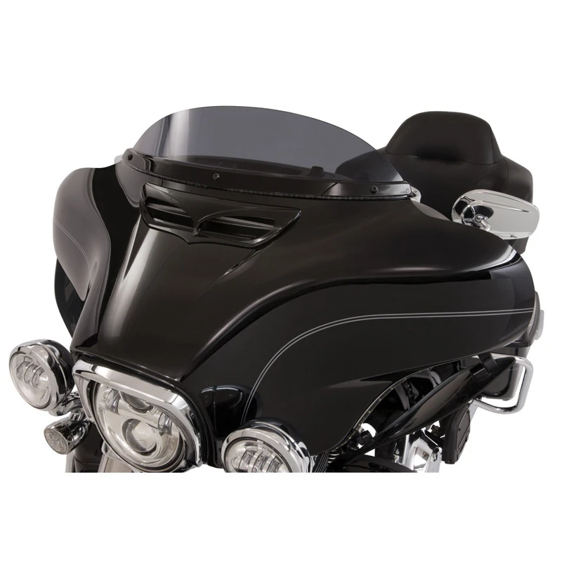 Ciro 11001 Windshield Trim With LED, Black Finish For Harley Touring '14- - Image 2