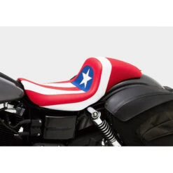 Corbin HD-FLH-9-W-CA The Wall Seat W/ America Pattern For Harley Touring (2009-)