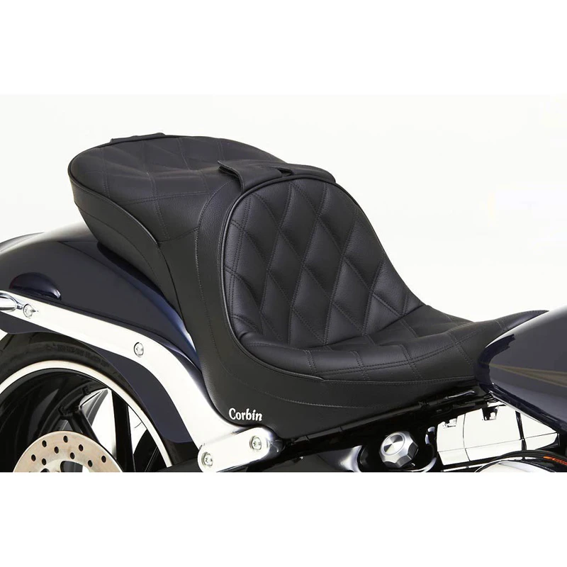 Corbin HD-ST-BO-13-DT Dual Touring Seat(No Heat) For Harley Softail Breakout '13-'17 - Image 5