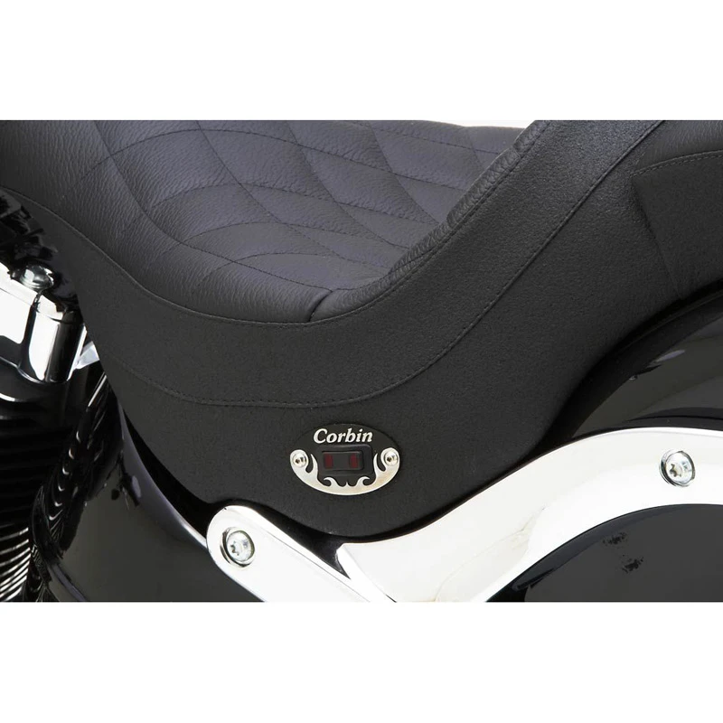 Corbin HD-ST-BO-13-SP Solo & Pillion Seat(No Heat) For Harley Softail Breakout '13-'17 - Image 3