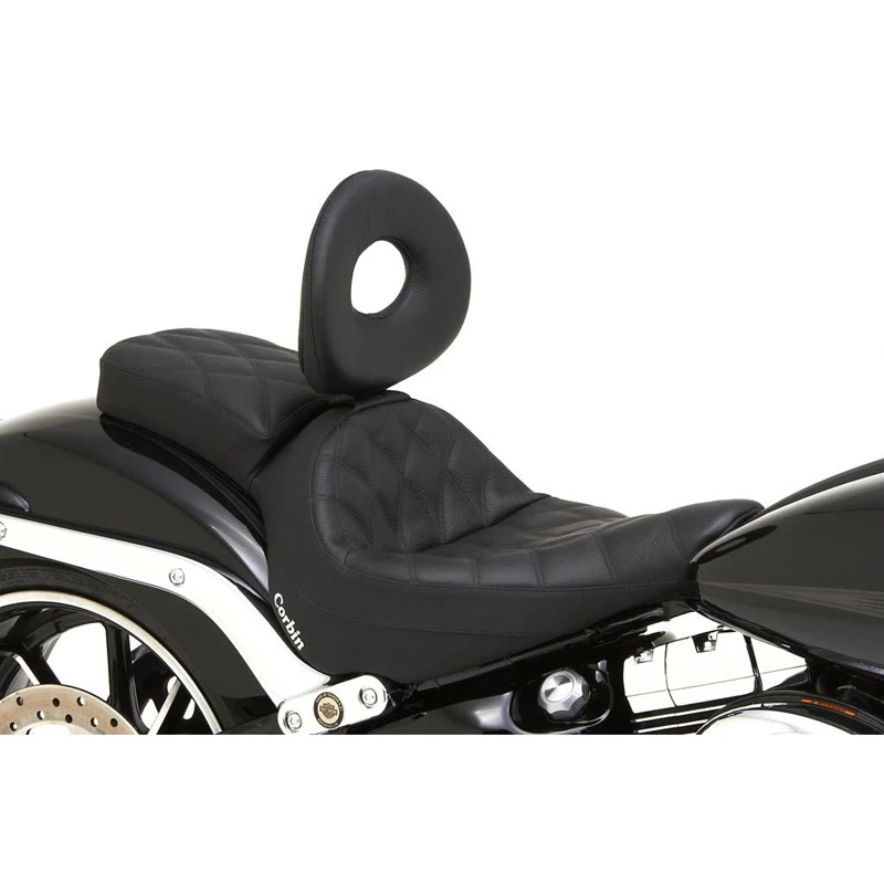 Corbin HD-ST-BO-13-SP Solo & Pillion Seat(No Heat) For Harley Softail Breakout '13-'17