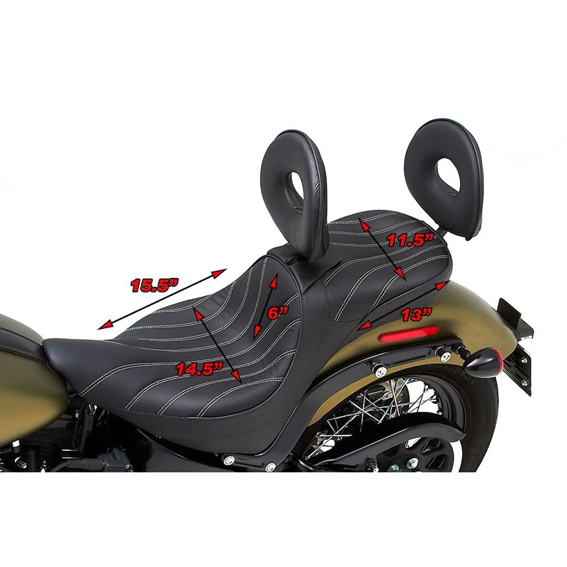 Corbin HD-ST-SL-16-DT Dual Tour Seat(no Heat) For Harley Softail Slim / S (2016-2017) - Image 16