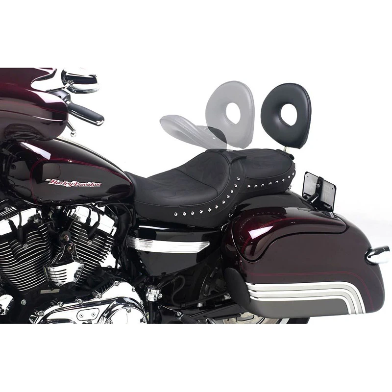Corbin HD-XL-CU-7-DT Dual Tour Seat(no Heat) For Harley Sportster(4.5 Gl Tank) '07-'19 - Image 2