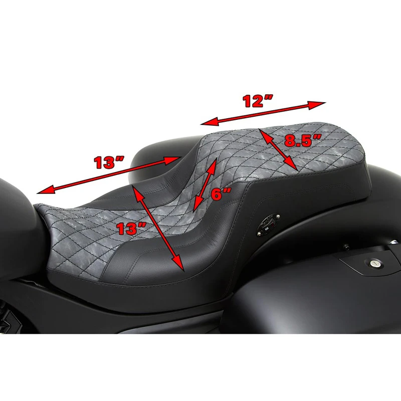 Corbin I-CR-W-GAM-E Widowmaker Seat(with Heat) For Indian Challenger '20- - Image 11