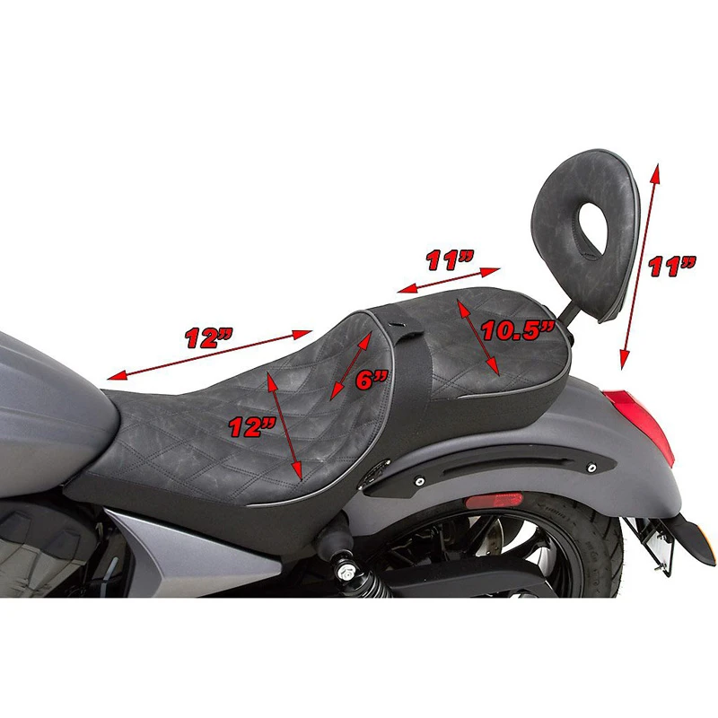 Corbin V-O-DT Dual Touring Seat, No Heat For Victory Octane (2017-) - Image 16