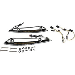 Custom Dynamics CD-RG-SWT-AW2-C LED Windshield Trim Turn Signals For Harley Road Glide