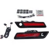 Custom Dynamics CD-SBL-DC4-RB Saddlebag Latch Dual Accent Lights, Red/Black For Harley Models