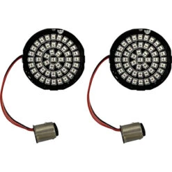 Custom Dynamics GEN-4-RR-1157 Genesis Red Ring Bullet Turn Signals For Harley Models