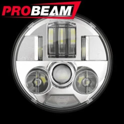 Custom Dynamics PB-7-IND 7" Probeam LED Headlamp For Indian Models