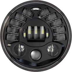 Custom Dynamics PB-7A-14-B Probeam 7" Adaptive 2 LED Headlamp, Black For Harley Models