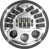 Custom Dynamics PB-7A-IND-C 7" Adaptive Headlamp, Chrome For Indian Models