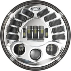 Custom Dynamics PB-7A-IND-C 7" Adaptive Headlamp, Chrome For Indian Models