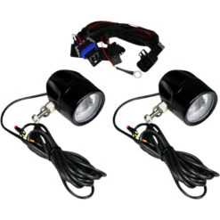 Custom Dynamics PB-FOG-CHAL-B Probeam LED Halo Fog Lamps, Black For Indian Challenger