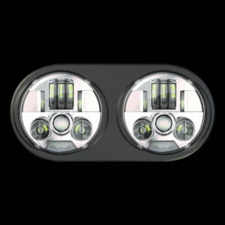 Custom Dynamics PB-RG13-C Probeam LED Headlamp, Chrome For Harley Road Glide (-2013)