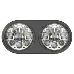 Custom Dynamics PB-RG13A-C ProBEAM Adaptive 2 LED Headlamp, Chrome For Harley Road Glide '-13