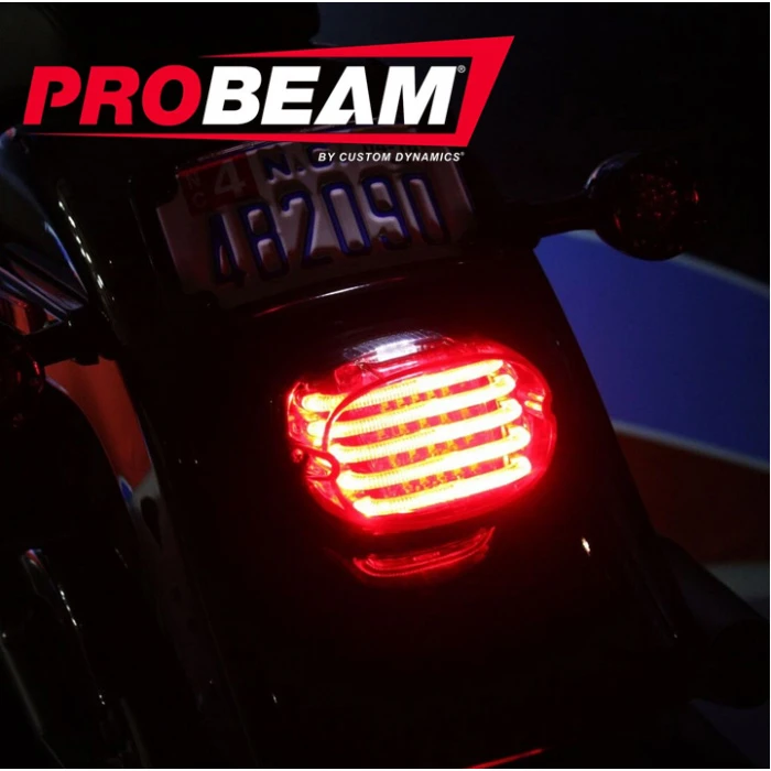 Custom Dynamics PB-TL-SBW Probeam Squareback LED Taillight For Harley Models (1999-) - Image 2