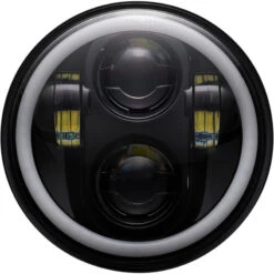 Custom Dynamics PG-575-B Proglow 5.75" Motorcycle LED Headlight, Black For H-D Touring