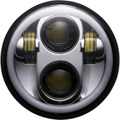 Custom Dynamics PG-575-C Proglow 5.75" Motorcycle LED Headlight, Chrome For H-D Touring