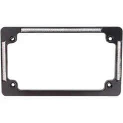 Custom Dynamics TF04-B Truflex All-In-One License Plate, Black