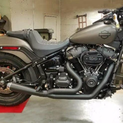 D&D 637Z 2:1 Abuelo Cat Megaphone Exhaust For Harley Softail (2018-)