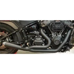 D&D 641Z-32M 2:1 Abuelo Cat Exhaust For Harley Wide Tire Softail M8 (2018-)