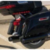 D&D 646Z-31 M8 XCat 2:2 Slip-on Exhaust, Black For Harley Touring (2017-)