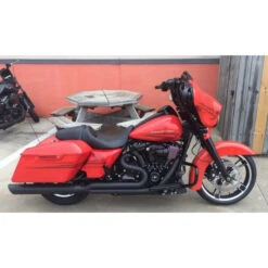 D&D 650z-31T M8 Billet Cat 2:1 Exhaust, Black Vortex Baffle For Harley Touring '17-'21