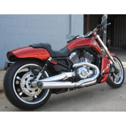 D&D Fat Cat 2:1 Exhaust System, Chrome For Harley-Davidson Nightrod Special