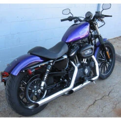 D&D Slash Cut Slip On Muffler, Chrome For Harley-Davidson Sportster (2014-current)