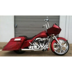 D&D Stubby Cat Exhaust, Chrome For Harley-Davidson Touring (2009-2016)