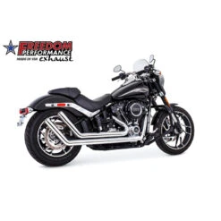 Freedom Performance HD00758 Upswept Star 2.5" Exhausts, Chrome Harley Softails (2018-)