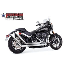 Freedom Performance HD00763 Upswept Sharktail 2.5" Exhausts, Chrome Harley Softails (2018-)