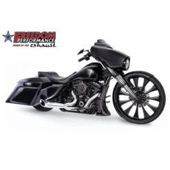 Freedom Performance HD00846 2:1 Turnout Exhaust, Black Harley Touring (2017-)