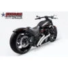 Freedom Performance HD01190 Radical Radius Exhaust, Chrome With Black Harley Softails '18-