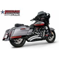 Freedom Performance HD01242 Sharp Curve Radius Exhaust, Chrome For Harley FLH/FLT '17-