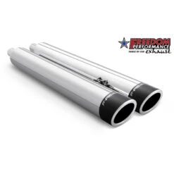Freedom Performance IN00029 Liberty 4" Slip-on Exhausts, Chrome For Indian Vintage & Classic