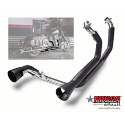 Freedom Performance IN00035 True-Dual Headers, Black For Indian Chief '14-