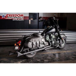 Freedom Performance IN00037 2.5" Sharktail Exhaust With Headers, Black Indian Chief '14-