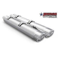 Freedom Performance IN00038 Racing 4" Slip-on Exhausts, Chrome For Indian Chieftain