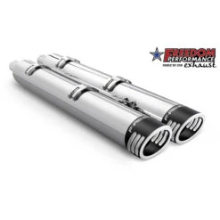 Freedom Performance IN00039 Racing 4" Slip-on Exhausts, Chrome For Indian Chieftain