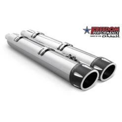 Freedom Performance IN00056 Combat 4.5" Slip-on Exhausts, Chrome For Indian Chieftain