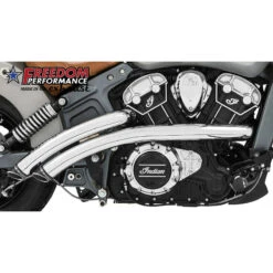 Freedom Performance IN00075 Radical Radius Exhaust, Chrome For Indian Scout/Sixty '15-