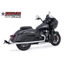 Freedom Performance IN00093 Sharktail Exhausts W/ Headers, Chrome For Indian Challenger