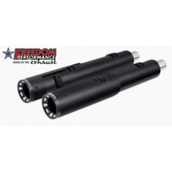 Freedom Performance IN00199 4.5" 2 Step Slip-ons Exhaust, Black For Indian Challenger