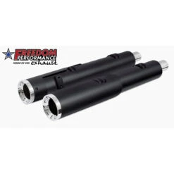 Freedom Performance IN00200 4.5" 2 Step Slip-ons Exhaust, Black For Indian Challenger