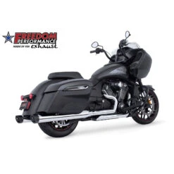 Freedom Performance IN00232 Racing 4 Inch Slip-on Exhausts, Chrome For Indian Challenger