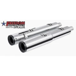 Freedom Performance IN00243 4.5" 2-Step Slip-on Exhausts, Chrome For Indian Challenger